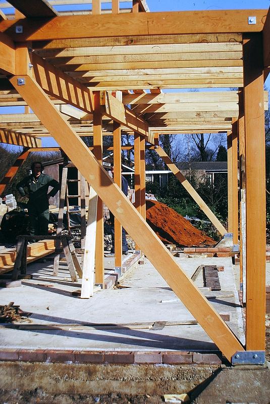 Delta constr (2).jpg - Frame erected after a week.